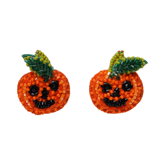 Pumpkin Glow Studs