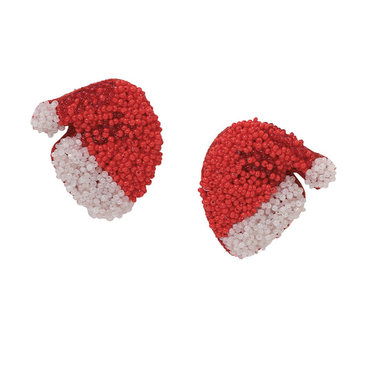 Santa Cap Earrings