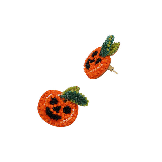 Pumpkin Glow Studs