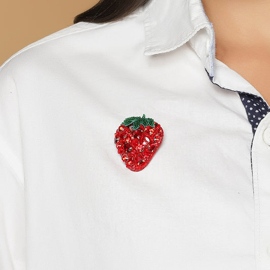 Belle Fraise Brooch