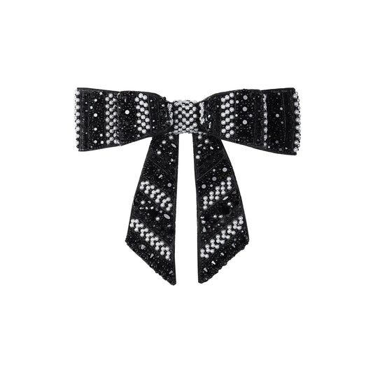 Psychedelic Sparkle Bow Barette