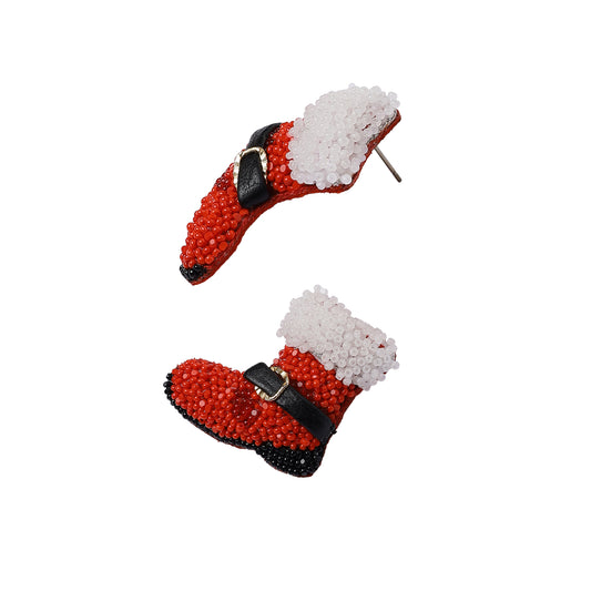 Santa Boot Earrings