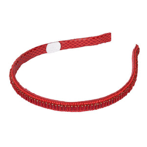 Baguette Gem Studded Headband Baguette Gem Studded Headband