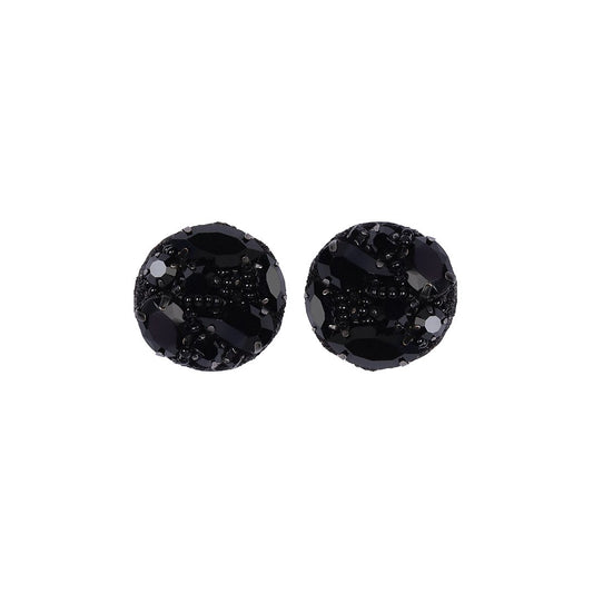 Cartella Earrings Black