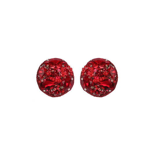 Cartella Earrings Red