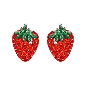 Belle Fraise Clip - On Earrings Belle Fraise Clip - On Earrings