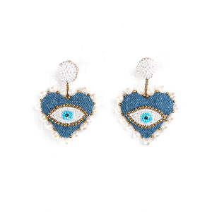 Blue Eyed Charm Earrings Blue Eyed Charm Earrings