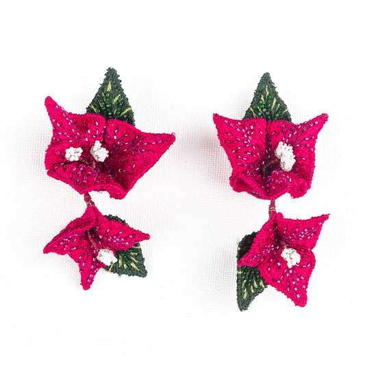 Bougainvillea Earrings