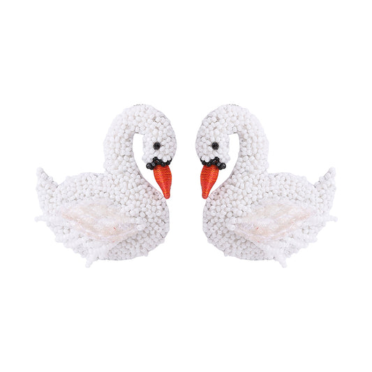 Celestial Swan Earrings