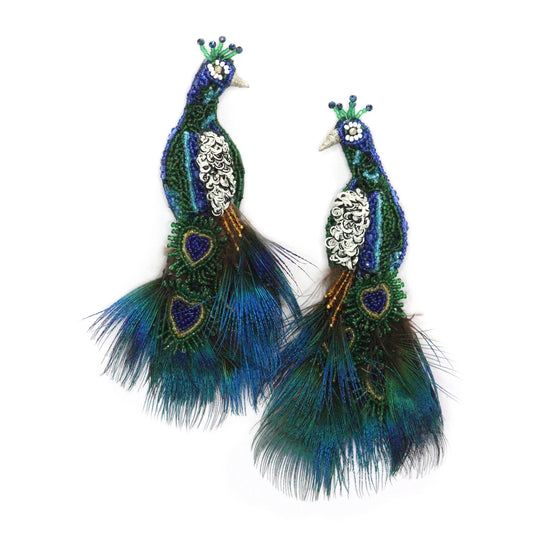 Peacock Earrings