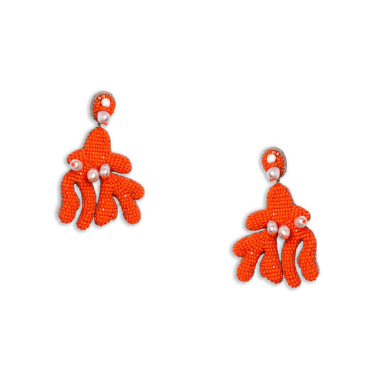 Coral Earrings