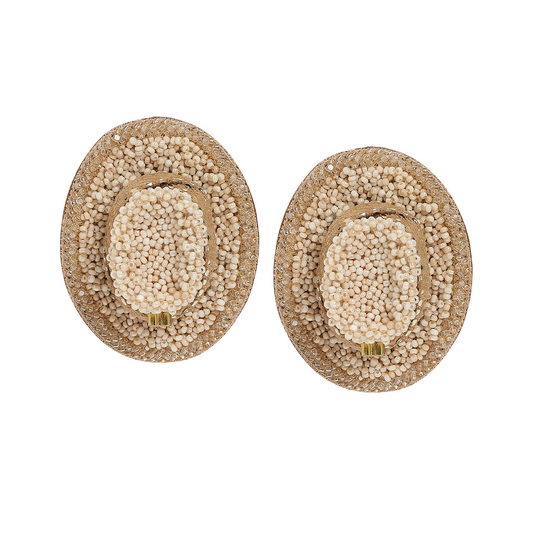 Cowgirl Hat Stud Earrings