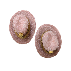 Cowgirl Hat Stud Earrings